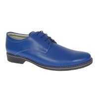 Marimea 40 Pantofi barbati casual din piele naturala - Model Albastru P80